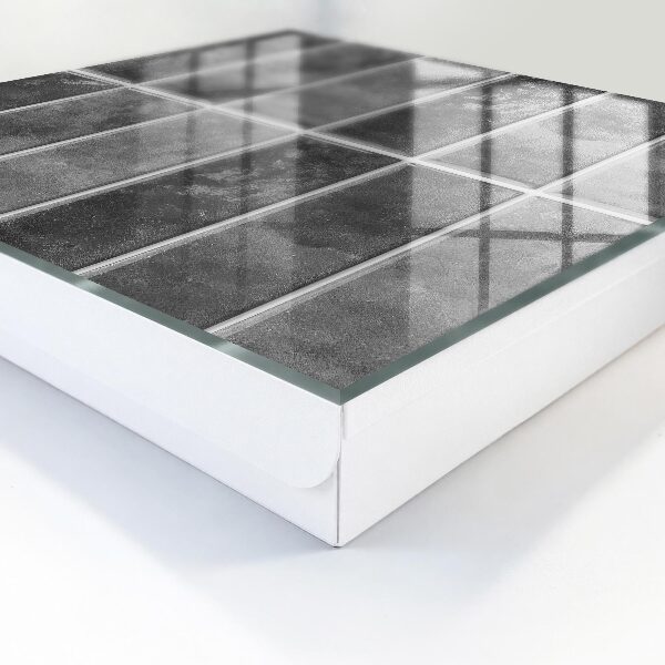 Caja para llaves con diseño de azulejos grises