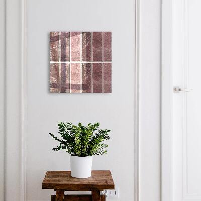 Armario para llaves de color burdeos