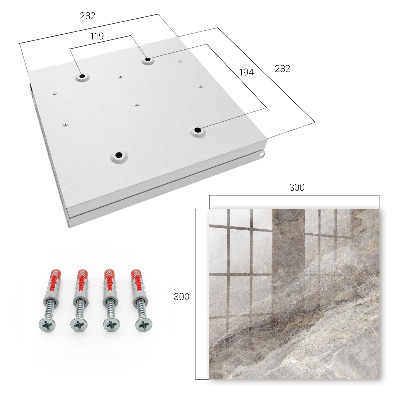 Caja para llaves con diseño de textura de piedra