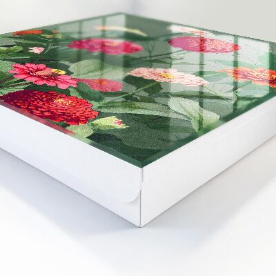 Armario para colgar llaves con diseño de jardín en flor