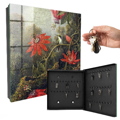 Caja para llaves de diseño naturaleza exótica