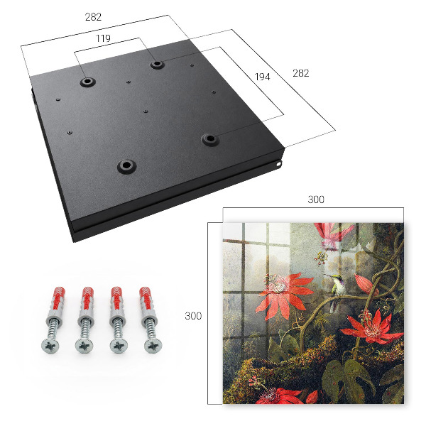 Caja para llaves de diseño naturaleza exótica