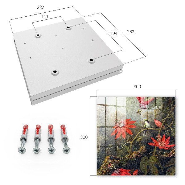 Caja para llaves de diseño naturaleza exótica