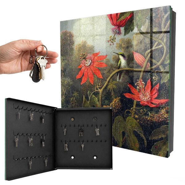 Caja para llaves de diseño naturaleza exótica