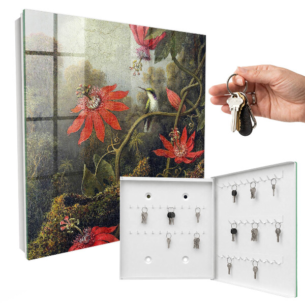Caja para llaves de diseño naturaleza exótica
