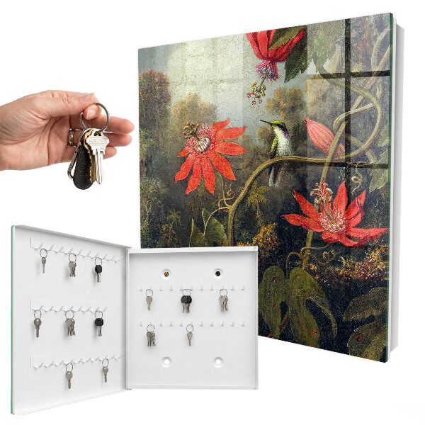 Caja para llaves de diseño naturaleza exótica