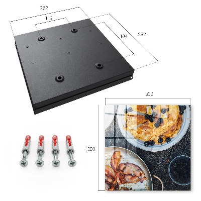 Caja para llaves modelo desayuno casero