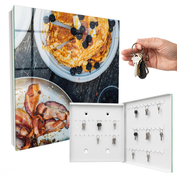 Caja para llaves modelo desayuno casero