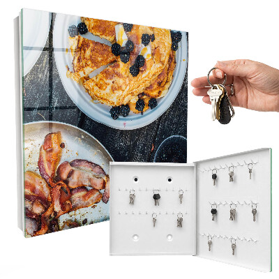 Caja para llaves modelo desayuno casero