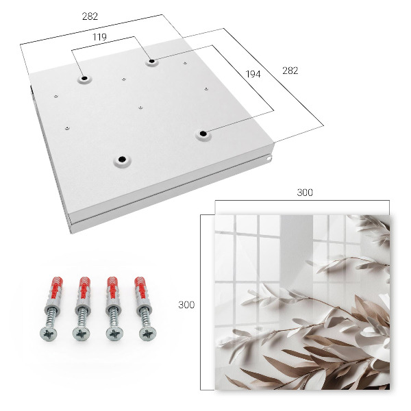 Caja para llaves modelo hojas de elegancia