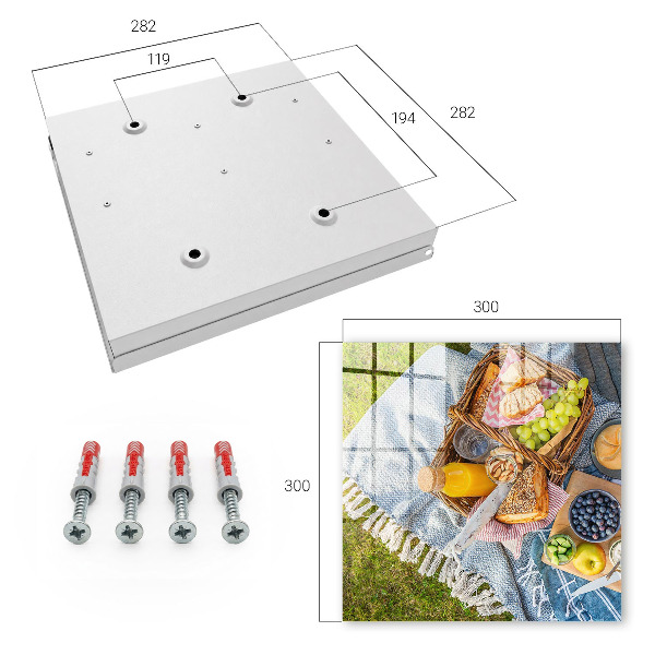 Armario para llaves diseño un picnic idílico