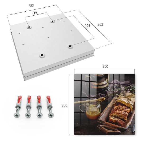 Caja para llaves diseño con temática de calidez del hogar