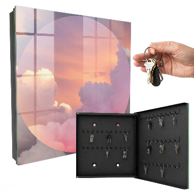 Caja para llaves diseño nubes etéreas