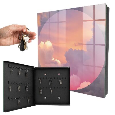 Caja para llaves diseño nubes etéreas