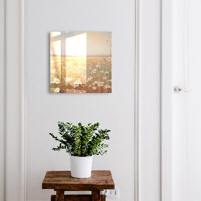 Caja para llaves diseño de prado de flores