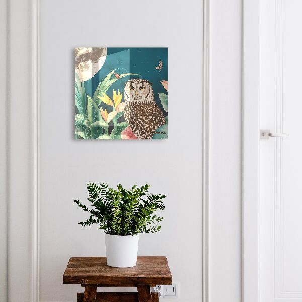 Armario para llaves con diseño de paisaje exótico