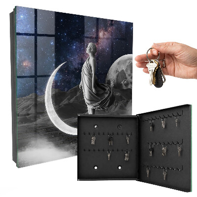 Caja para llaves diseño de fantasía espacial