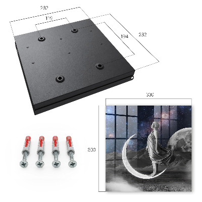 Caja para llaves diseño de fantasía espacial