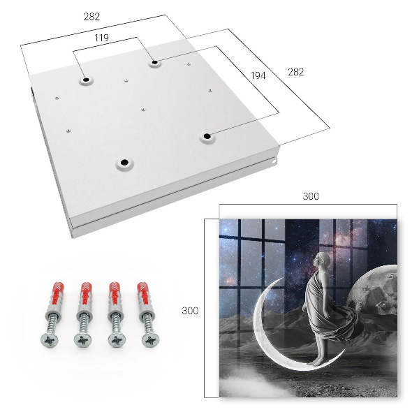 Caja para llaves diseño de fantasía espacial