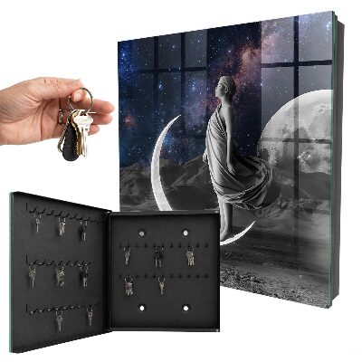 Caja para llaves diseño de fantasía espacial