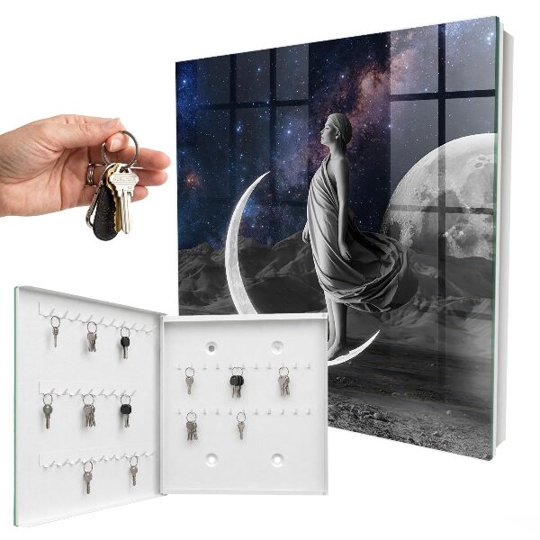 Caja para llaves diseño de fantasía espacial