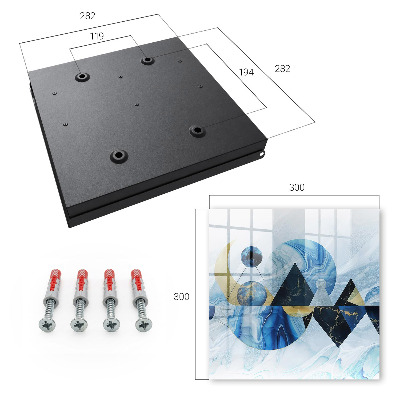 Caja para llaves diseño de abstracción cósmica