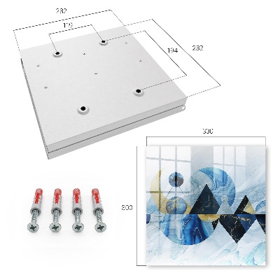 Caja para llaves diseño de abstracción cósmica