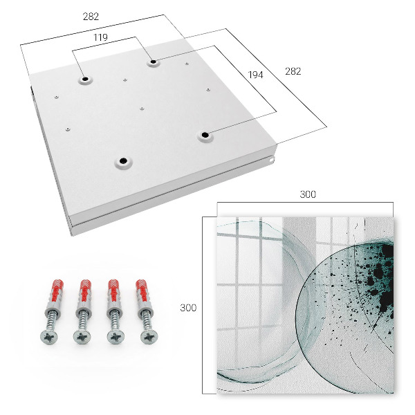 Caja para llaves diseño de abstracción elegante