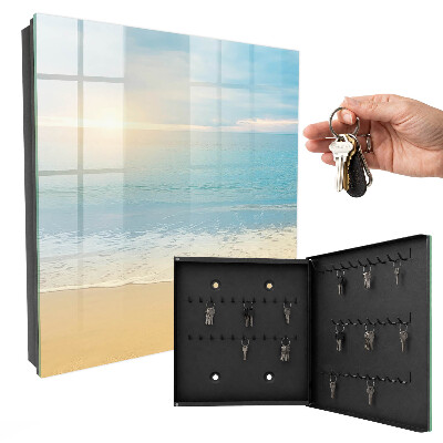 Caja para llaves diseño de paisaje matutino