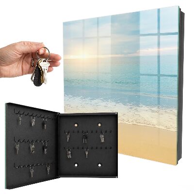Caja para llaves diseño de paisaje matutino