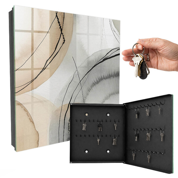 Caja para llaves de diseño con elegancia relajante