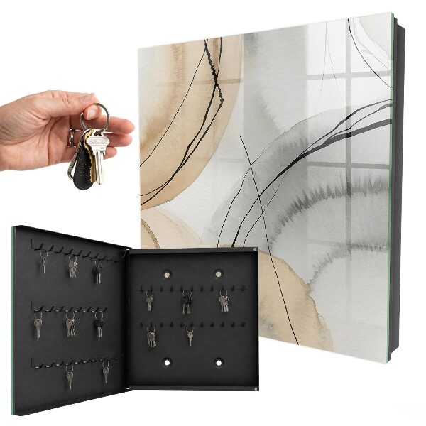Caja para llaves de diseño con elegancia relajante
