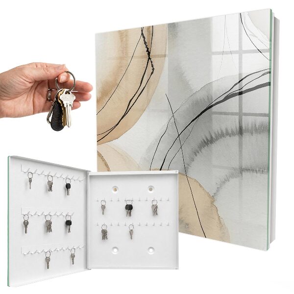 Caja para llaves de diseño con elegancia relajante