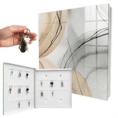 Caja para llaves de diseño con elegancia relajante