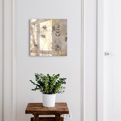 Armario para llaves con diseño de flora delicada
