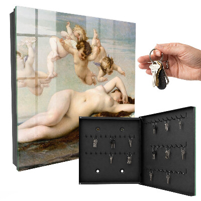 Armario para llaves con diseño de El nacimiento de Venus de Alexandre Cabanel