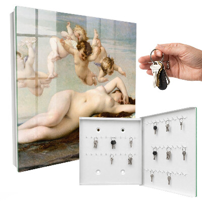 Armario para llaves con diseño de El nacimiento de Venus de Alexandre Cabanel