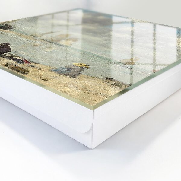 Caja para llaves con diseño de veleros
