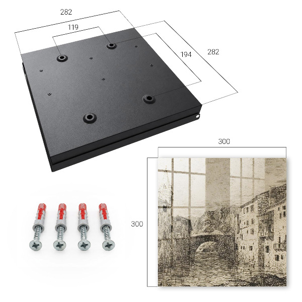 Caja para llaves con diseño de estilo antiguo