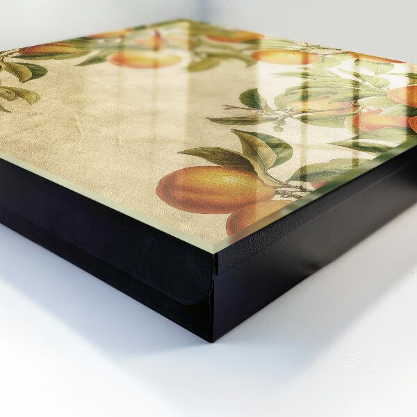 Caja para llaves diseño de naranjas y naturaleza
