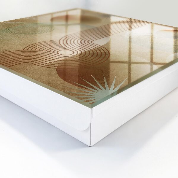 Armario para llaves con diseño de formas geométricas
