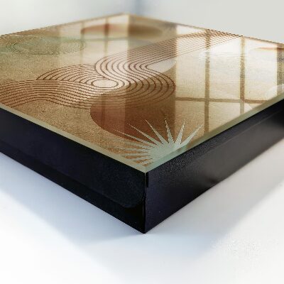 Armario para llaves con diseño de formas geométricas