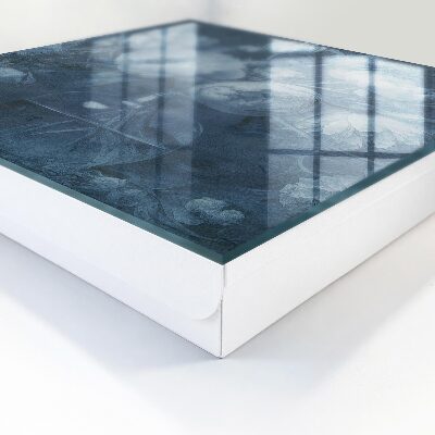 Caja para llaves con diseño de flores en un jarrón