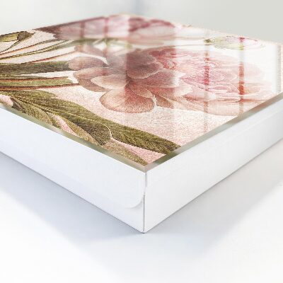 Caja para llaves diseño botánica romántica