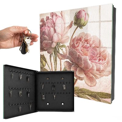 Caja para llaves diseño botánica romántica