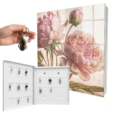 Caja para llaves diseño botánica romántica