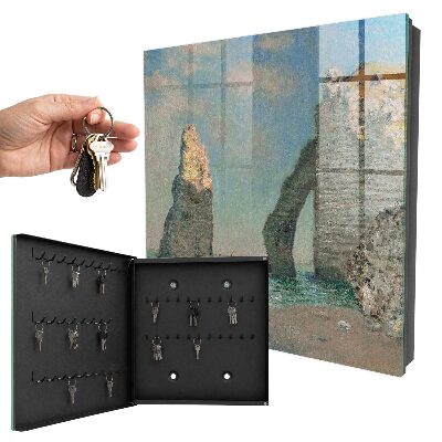Caja para llaves diseño de acantilados marinos