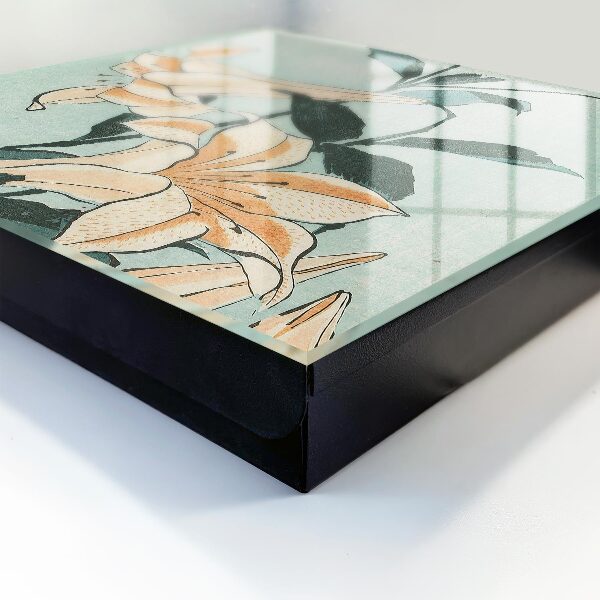 Caja para llaves diseño de lirios delicados