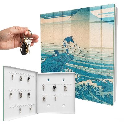 Armario para llaves diseño El pescador y las olas