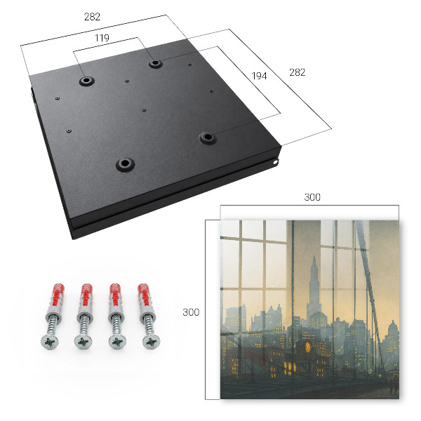 Caja para llaves diseño Al oeste de la ciudad